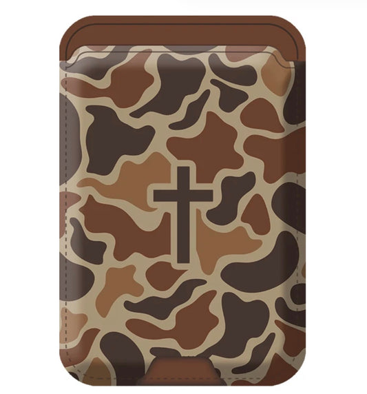 Tap To Pray Sahara Camo Magnetic Wallet