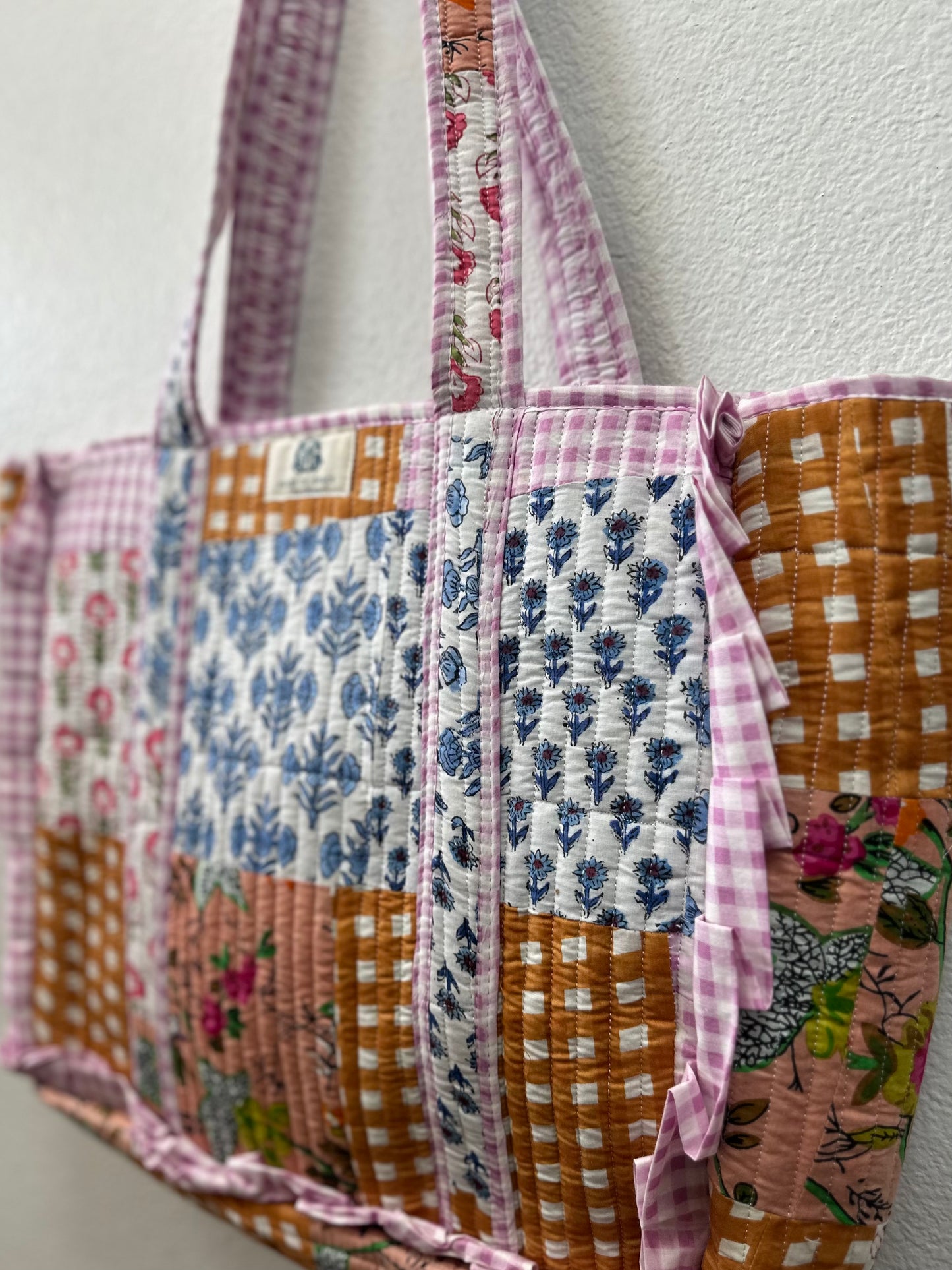 Tea Garden Ruffle Tote