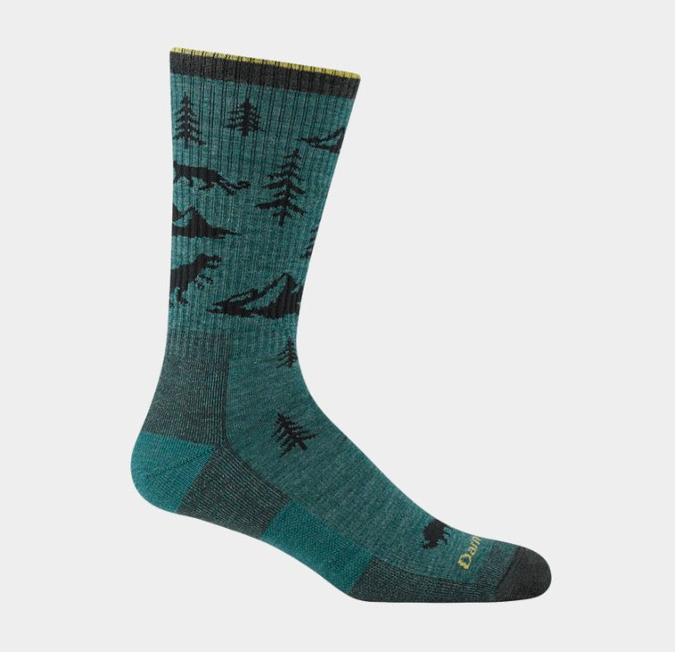 Teal Boot Midweight Hiking Socks | Medium (8-9.5)