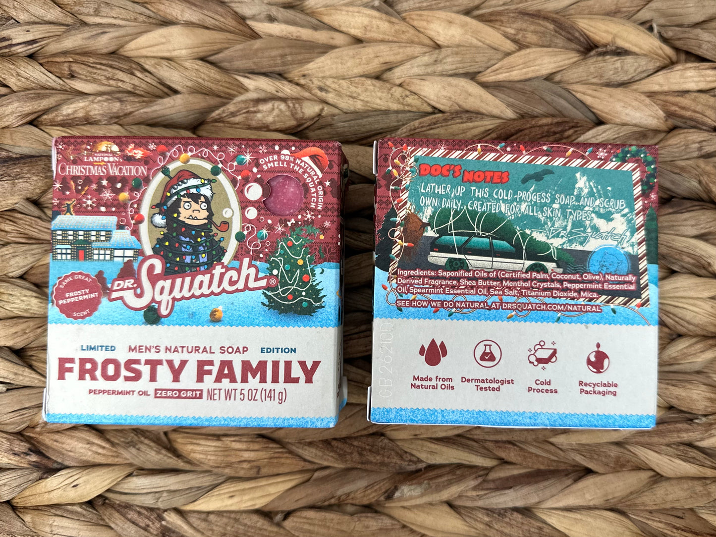 Dr. Squatch Frosty Family Bar Soap