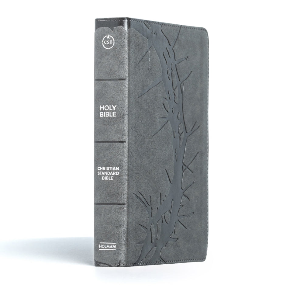 CSB Charcoal LeatherTouch Bible