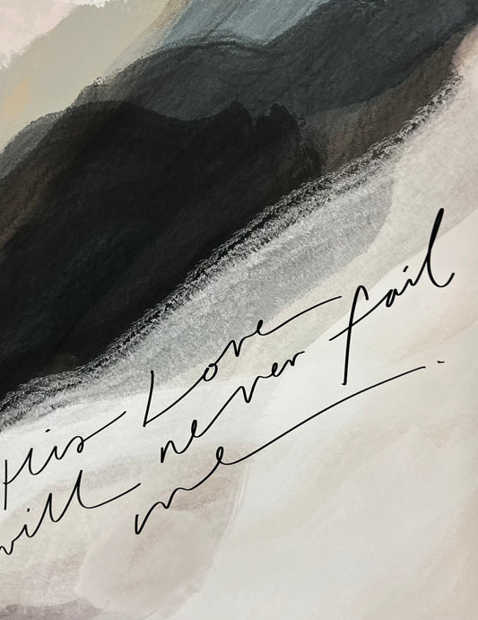 Poster Print: His love