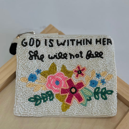 Coin Pouch: God is with her