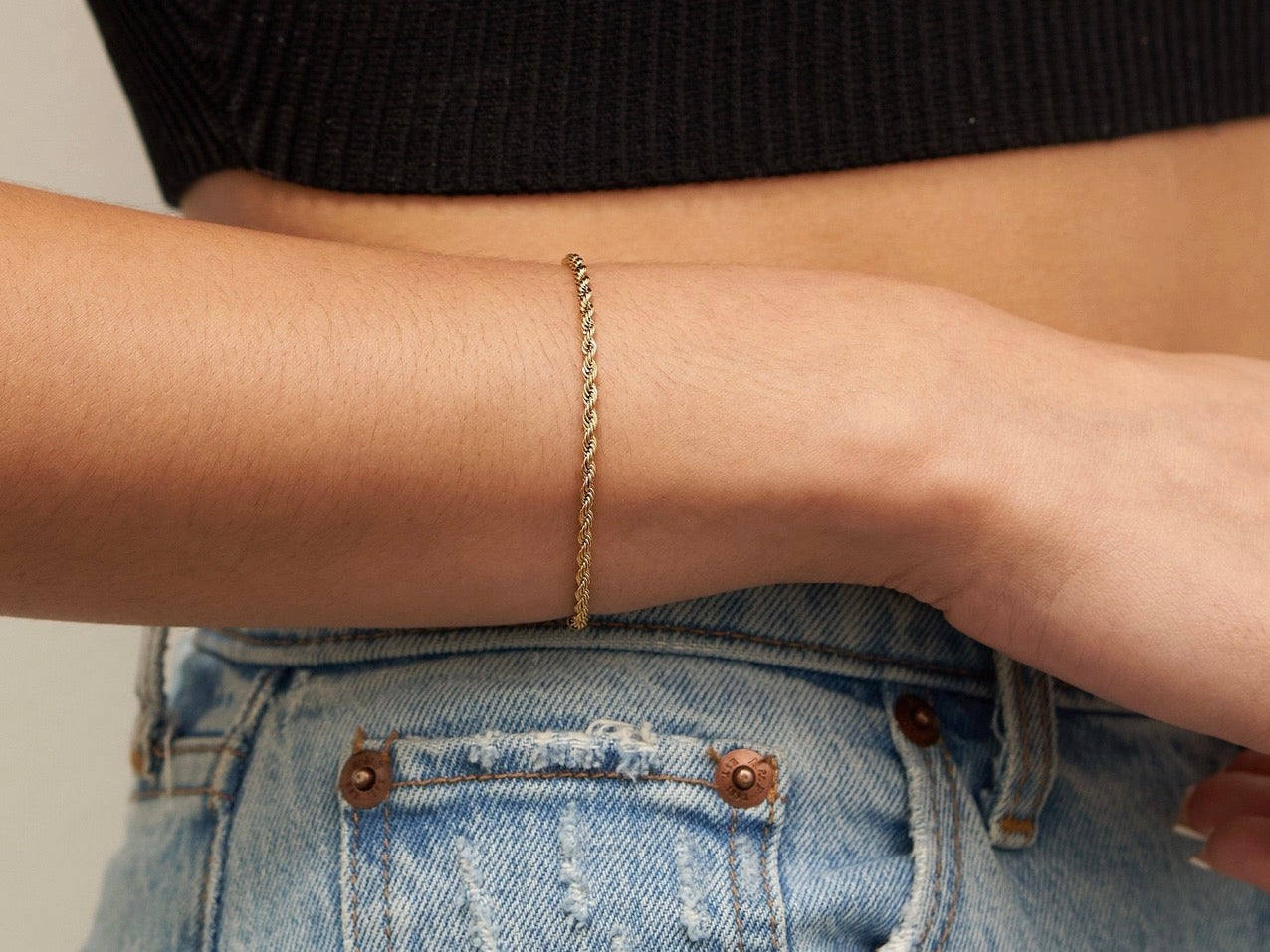 Staple Rope Chain Bracelet