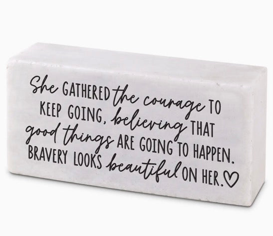 Stone Plaque: Steadfast Beauty