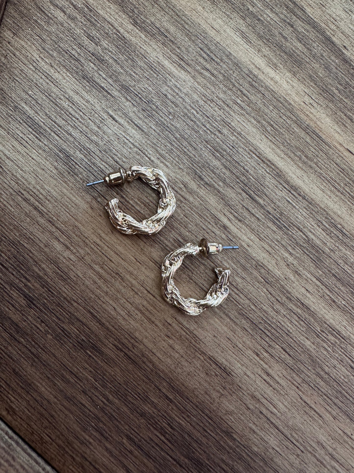 Braided Hoop Earrings