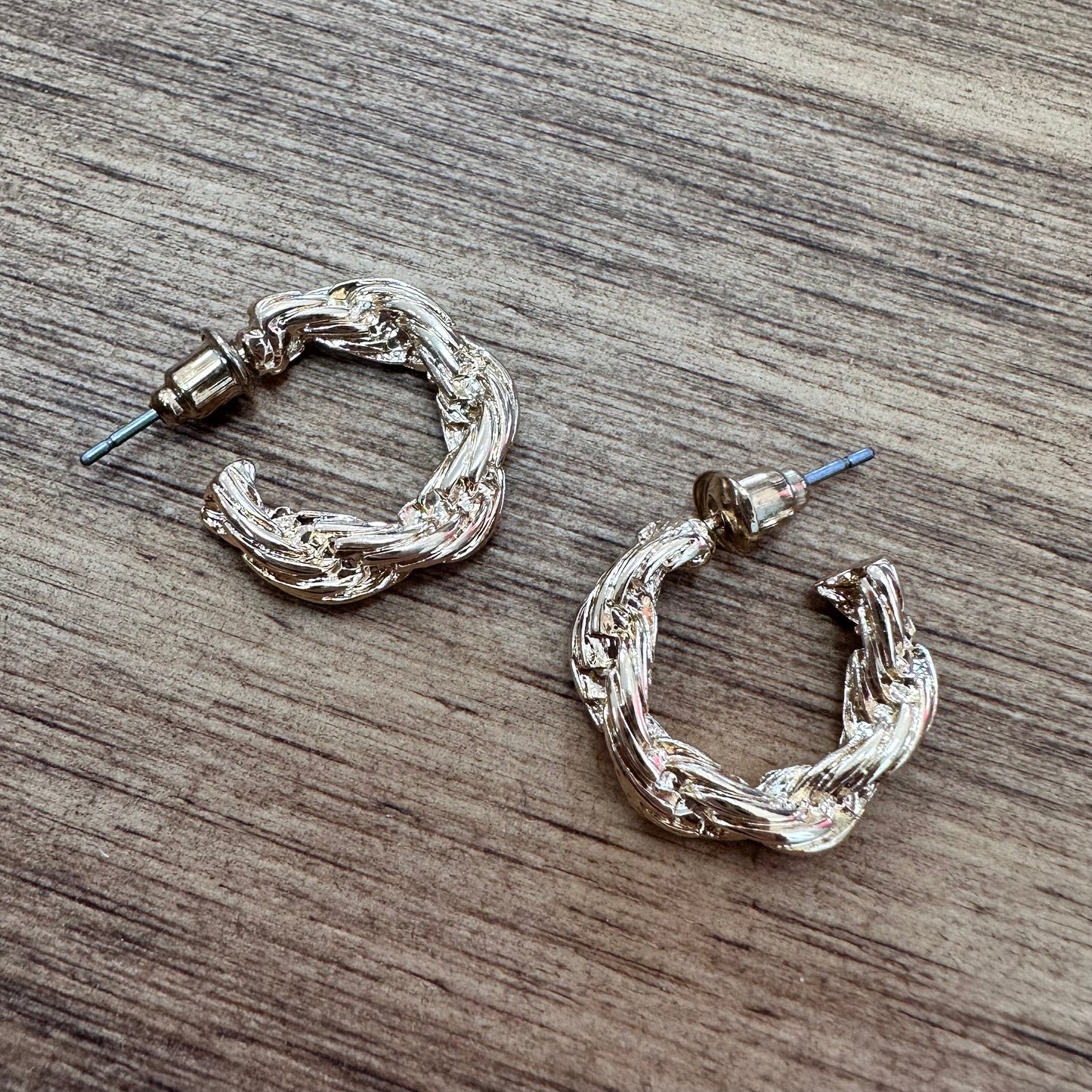 Braided Hoop Earrings