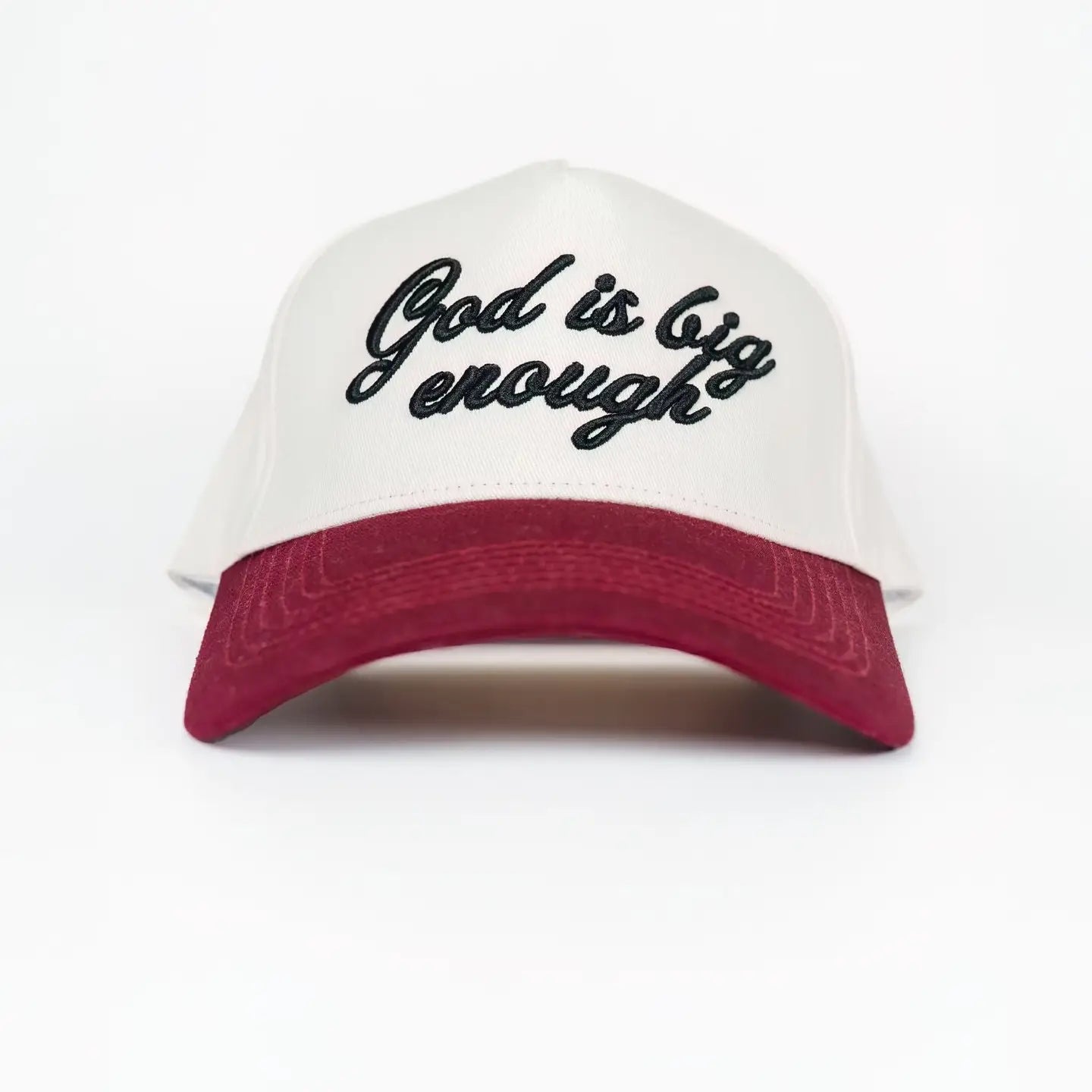 "God is big enough " Embroidered Hat