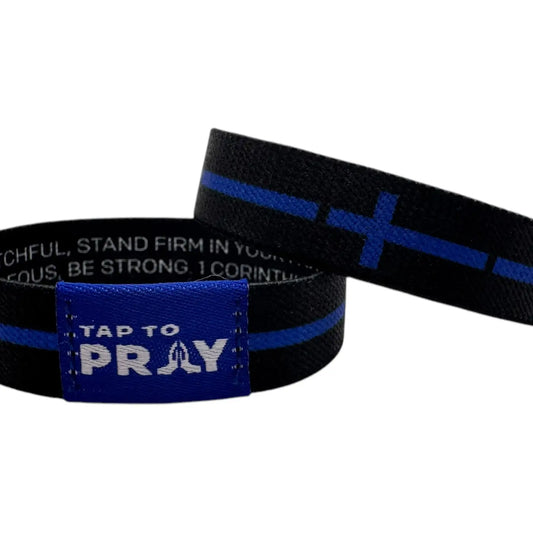 Tap To Pray Wristbands | First Responders Law Enforcement