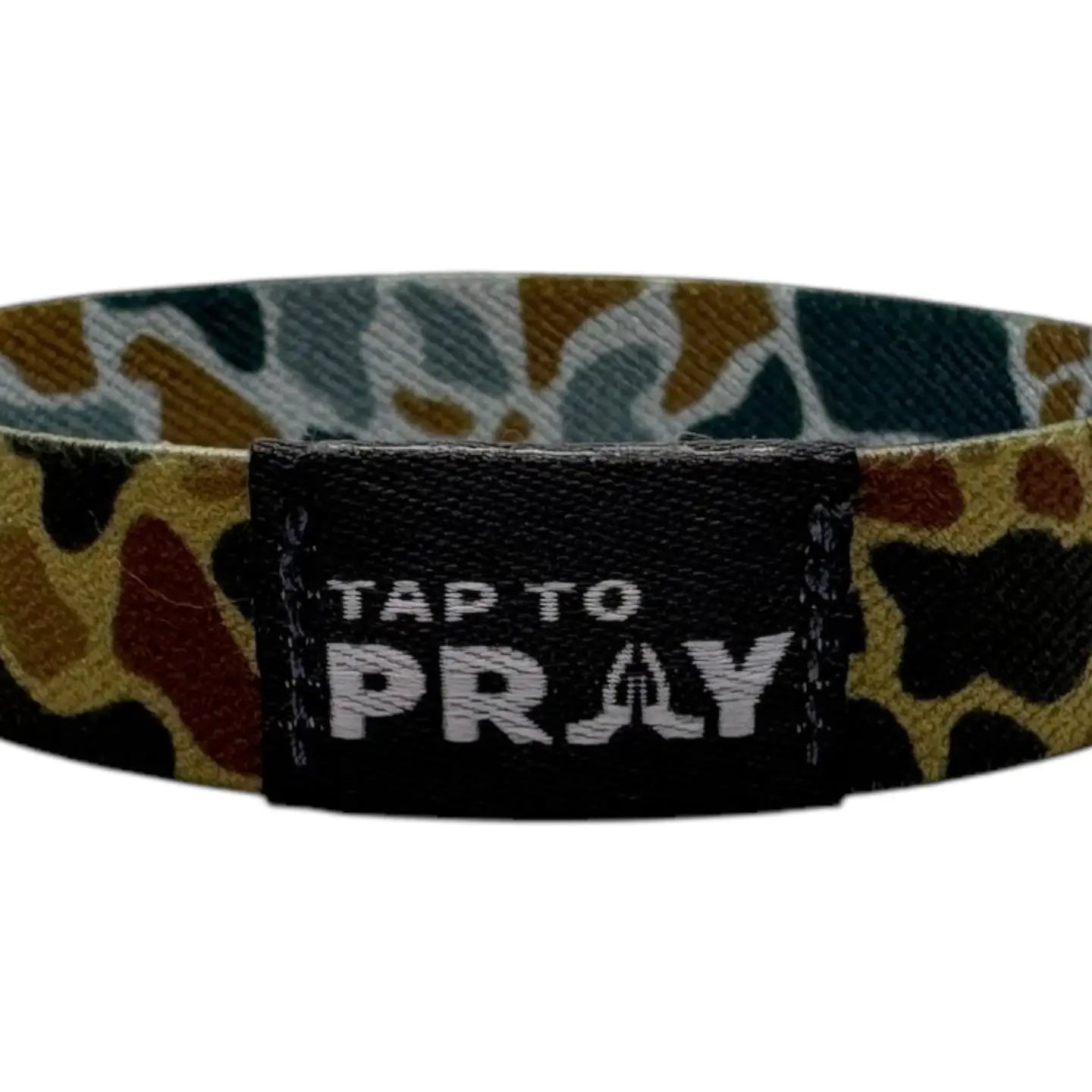 Tap To Pray Wristbands - River Rock Camo Sahara and Copper