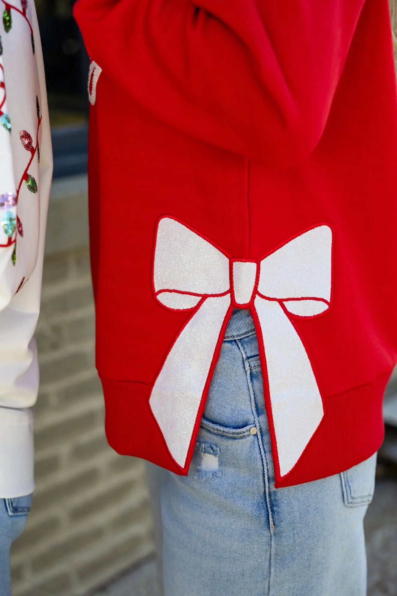 Lakelyn Merry Bow Sweatshirt