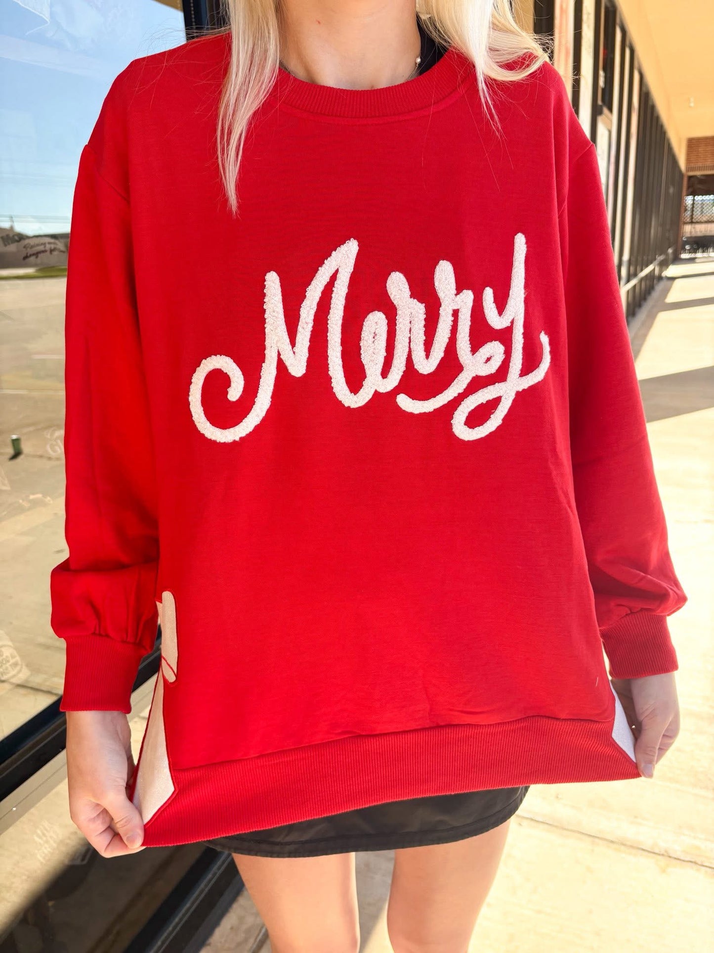 Lakelyn Merry Bow Sweatshirt