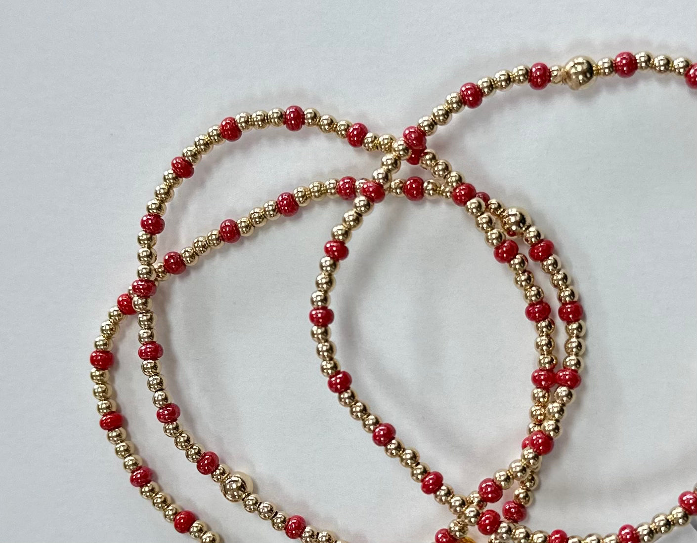 Gilded Coral Bracelet