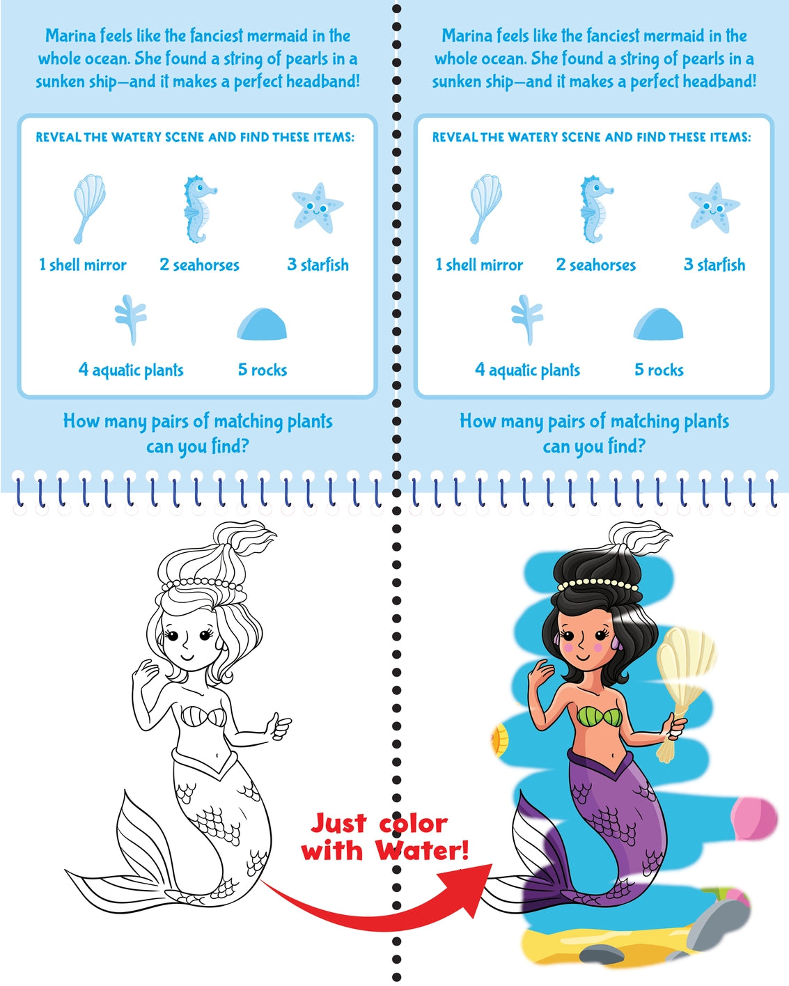Color with Water: Mermaids