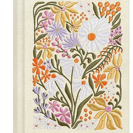 Fabric Journal Flower Market Wildflowers