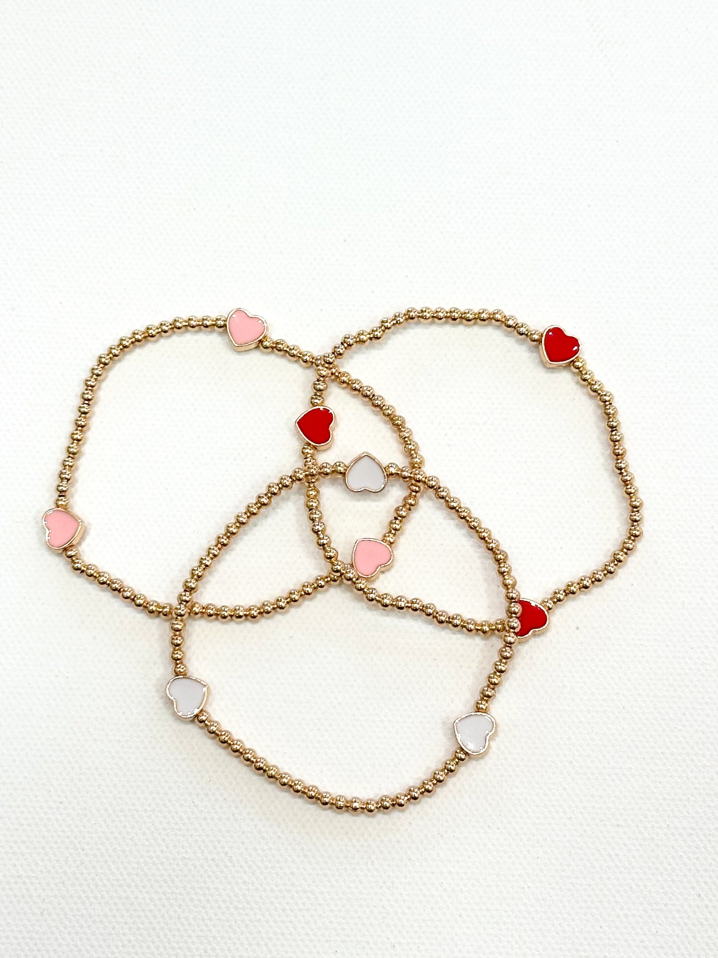 Ruby Heart Bracelet