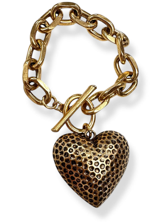 Yochi Heart Pendant Bracelet