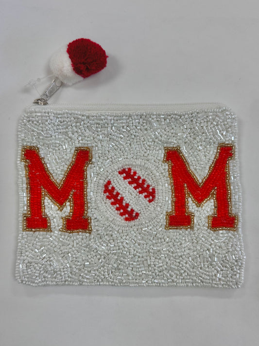 Coin Pouch: Baseball Mom
