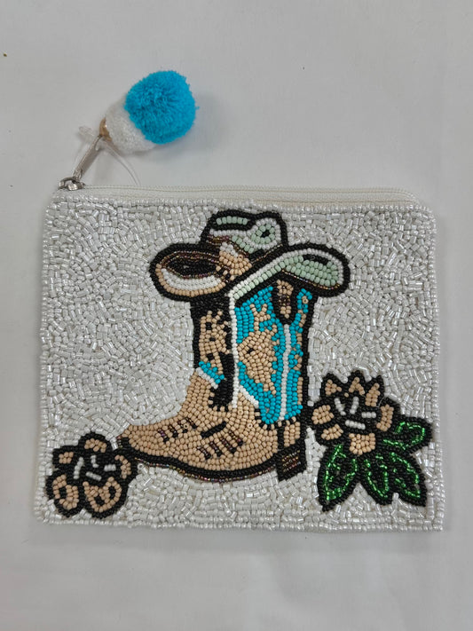 Coin Pouch: Western Boots