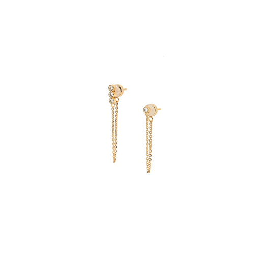 Crystal Chain Earrings
