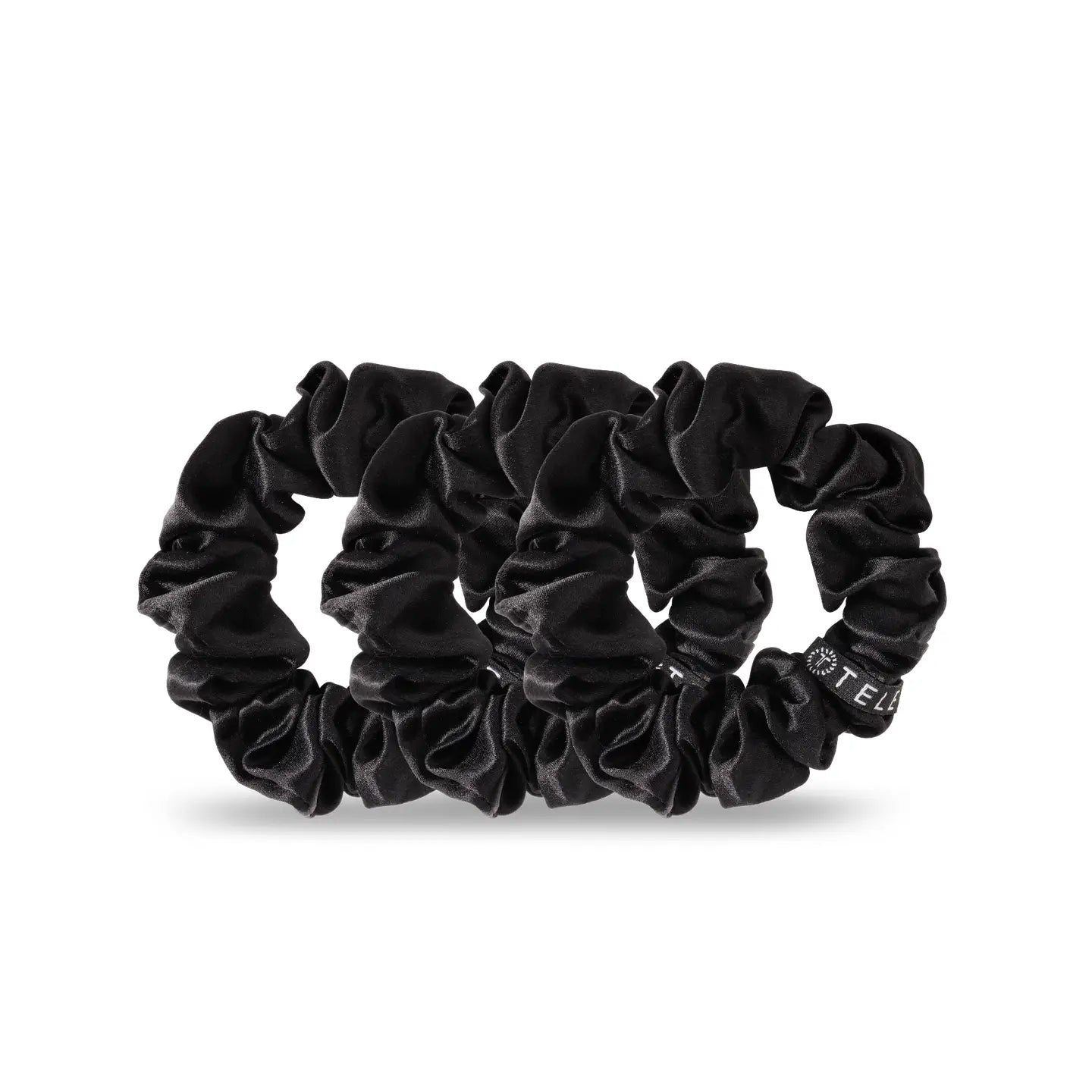Silk Hair Scrunchie | Large | Jet Black