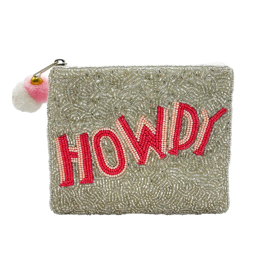 Coin Pouch: Wavy HOWDY