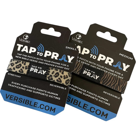 Tap to Pray Wristbands- Safari Leopard