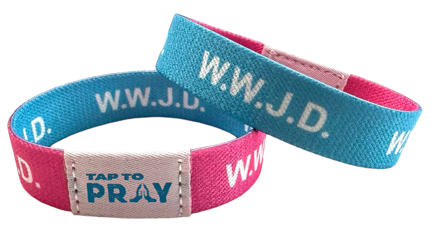 Tap to Pray Wristbands- WWJD