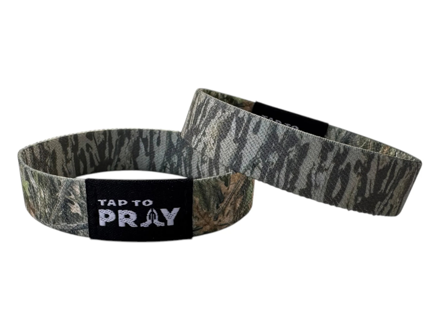 Tap to Pray Wristbands- Forest Tree Bark