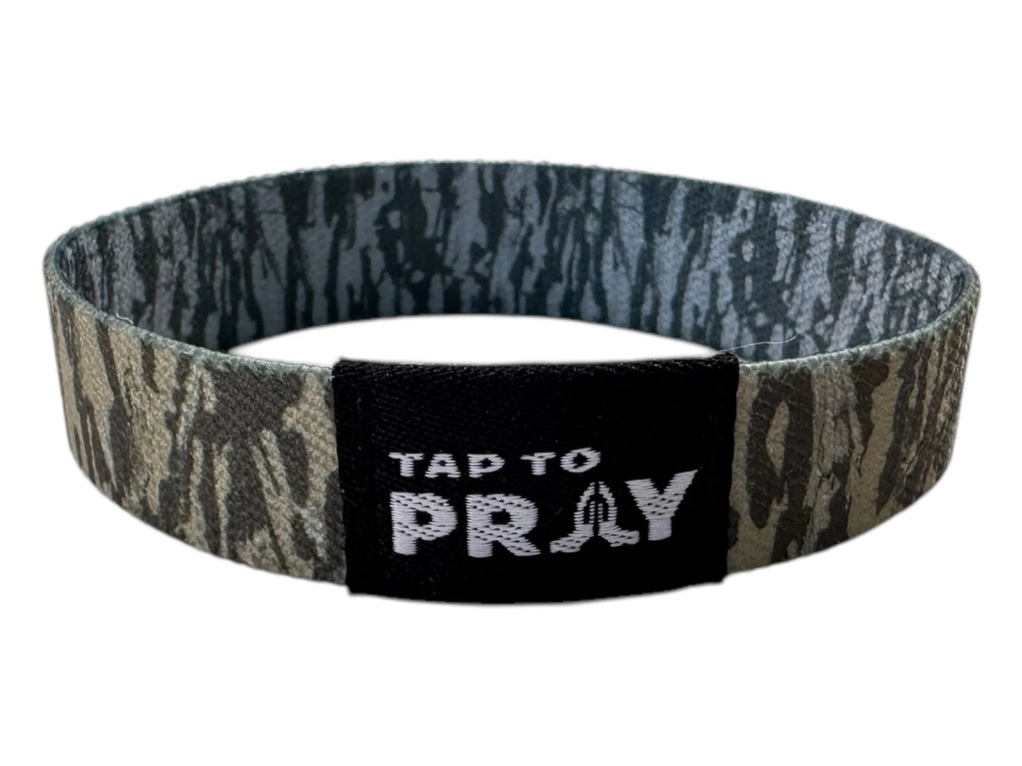 Tap to Pray Wristbands- Grey Tree Bark