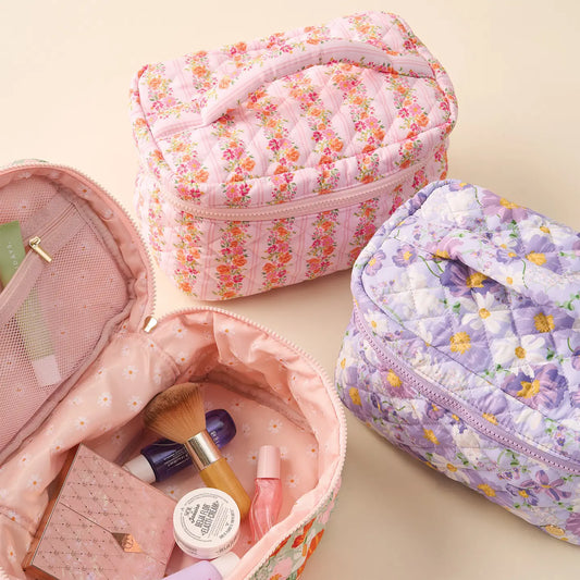 Quilted Cosmetic Bags