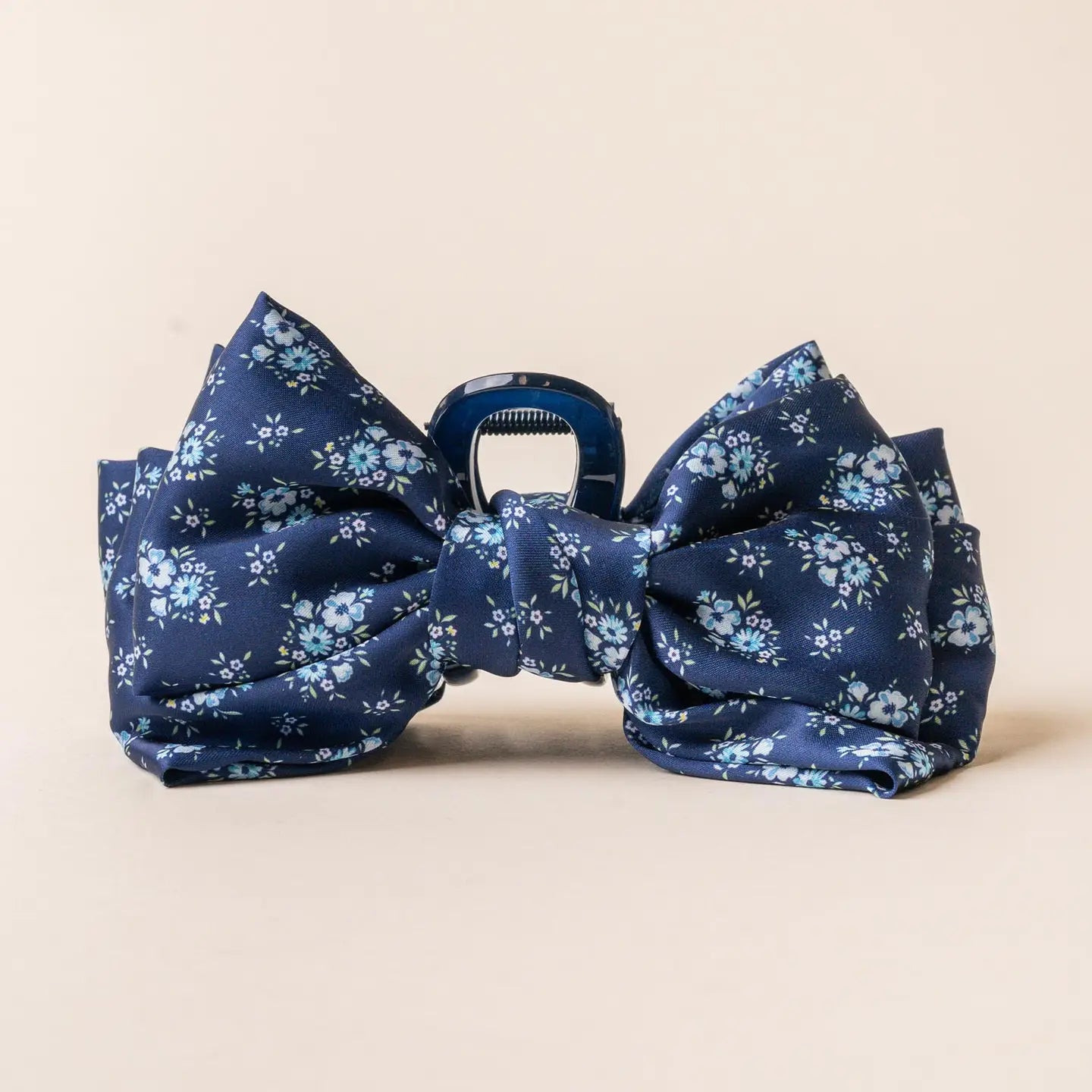 Satin Bow Claw Clip
