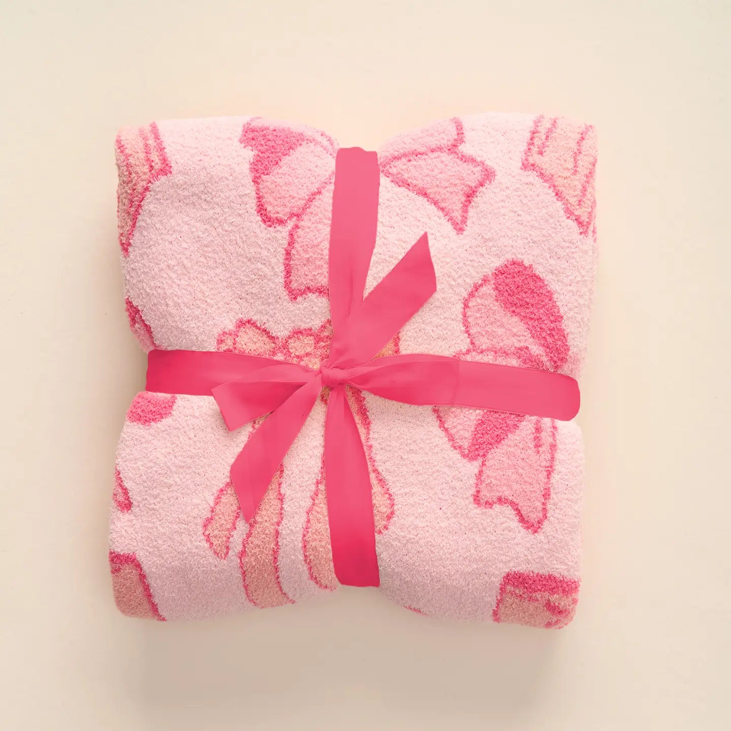Cozy Dreams Luxe Blanket- Blushing Bows