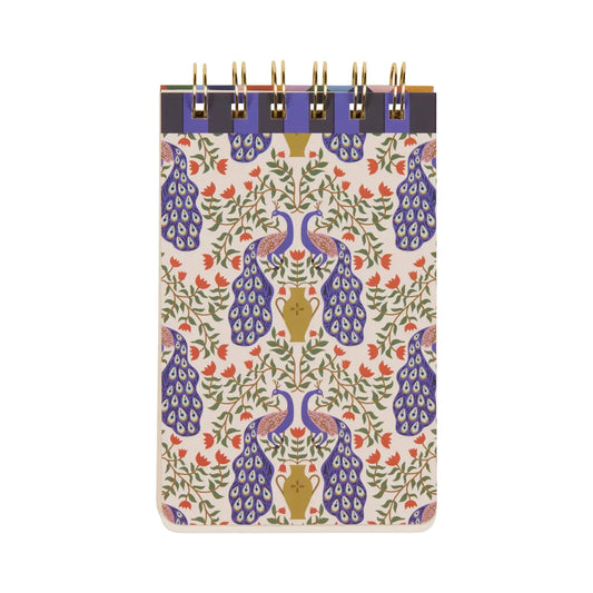 Peacock Twin Wire Notepad