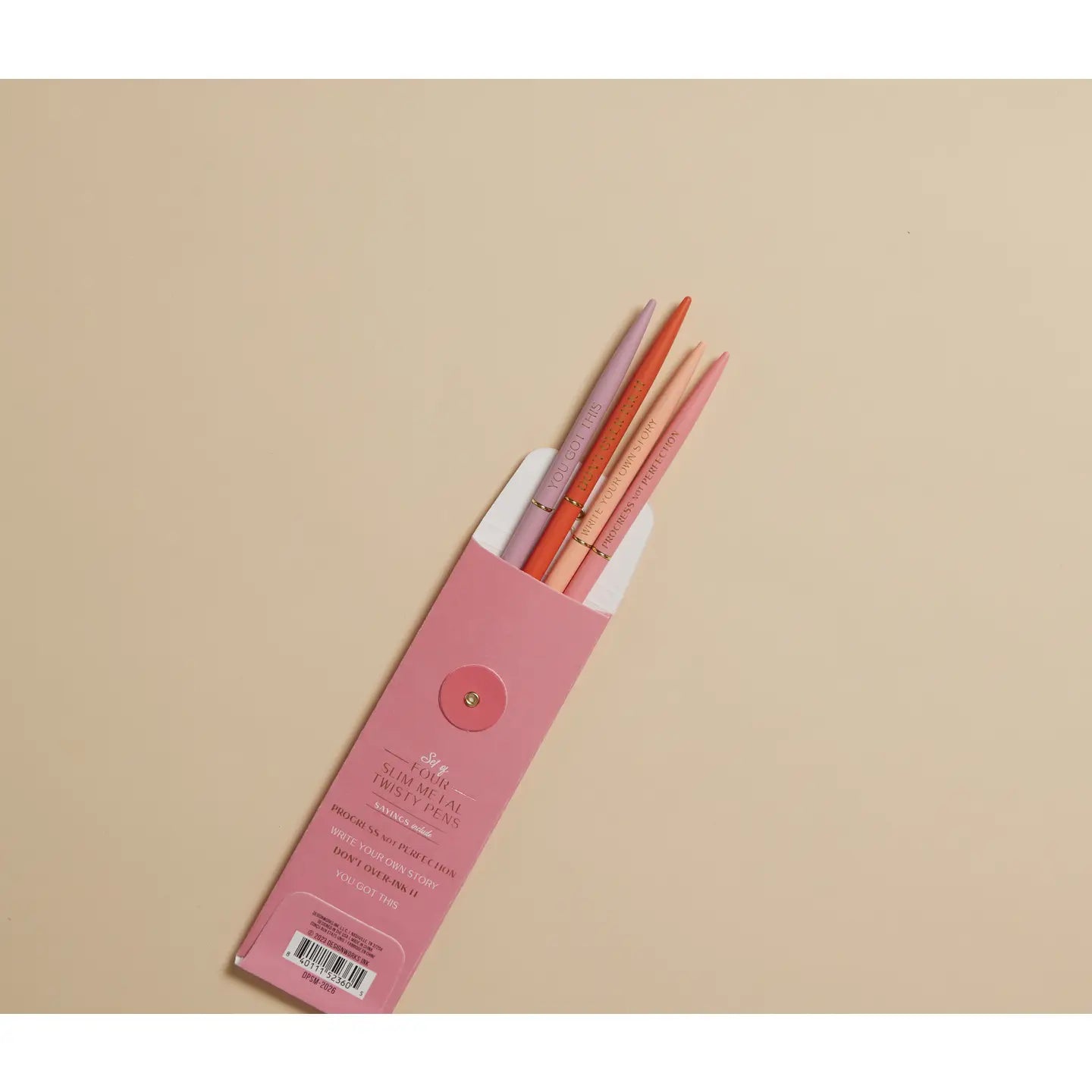 Slim Metal Twisty Pen Set