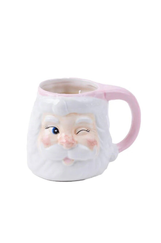 Santa Mug Candle