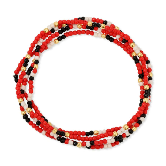 Beaded Game Day Bracelets