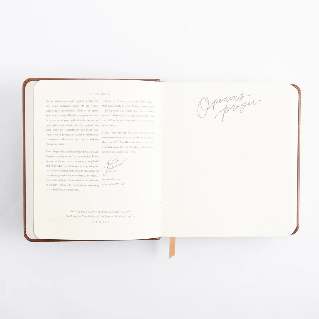 5-Year Prayer Journals