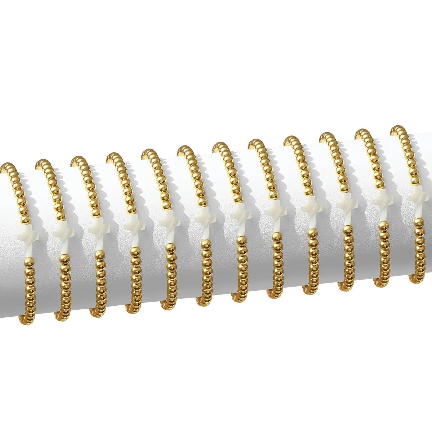 Shell Cross Bracelet