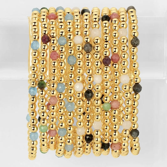 Stone Bead Bracelet