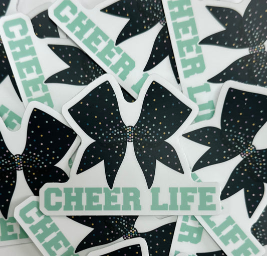 Cheer Life Sticker