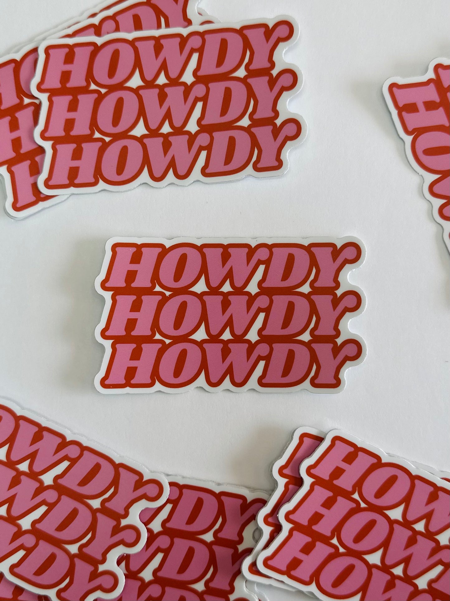 Howdy Sticker