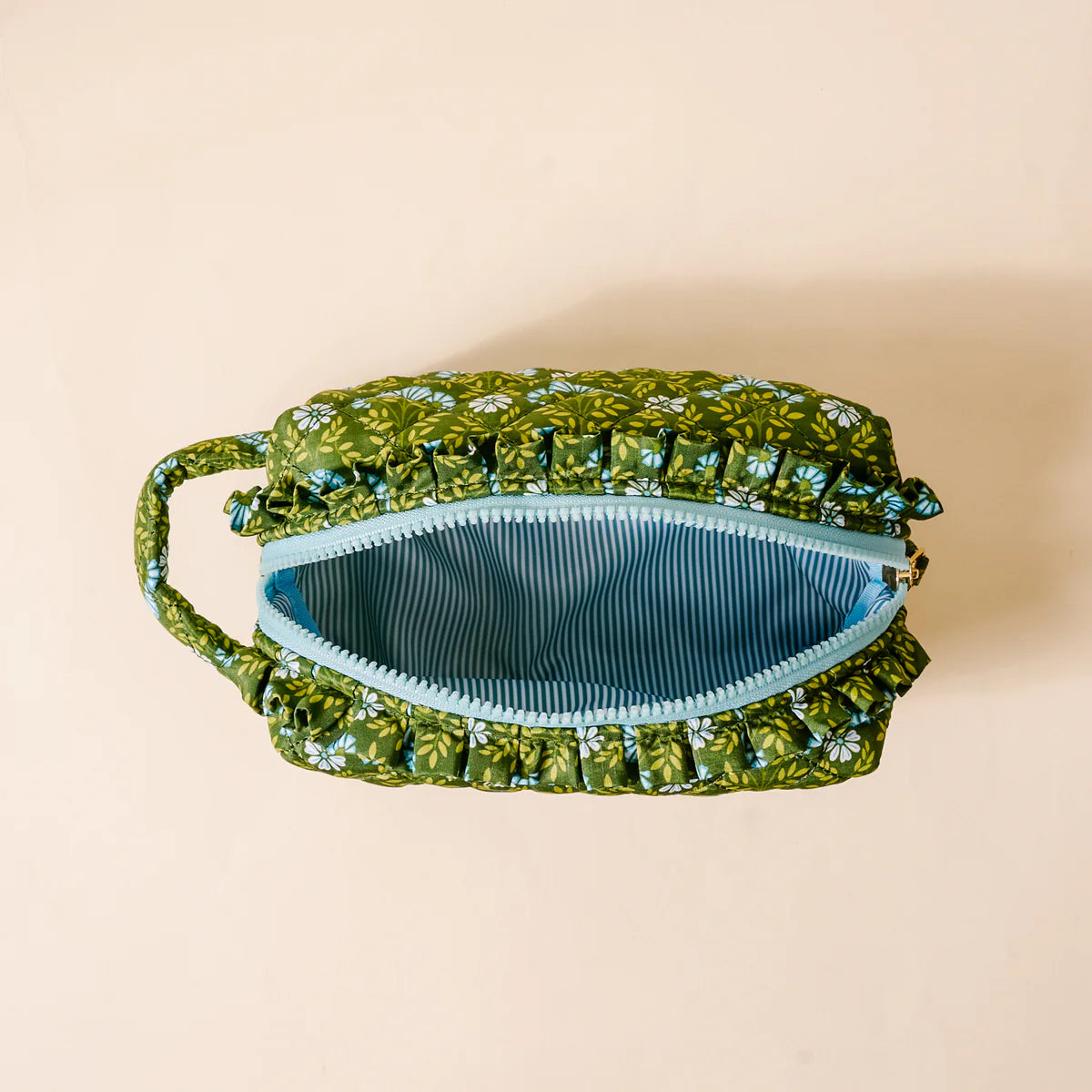 Essentials Quilted Cosmetic Pouch