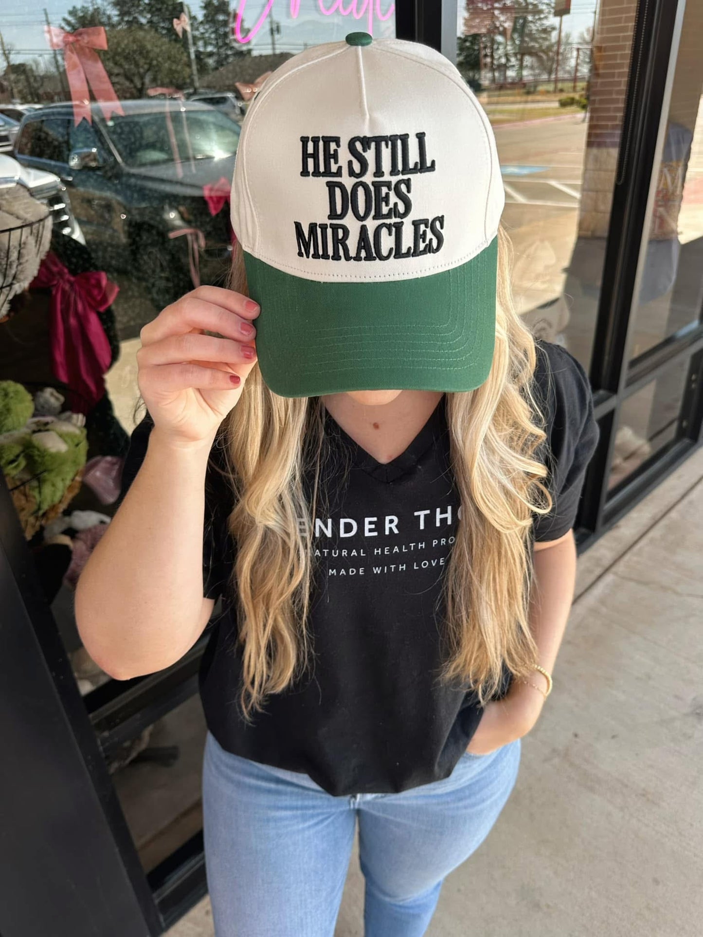 “He Still Does Miracles” Embroidered Hat