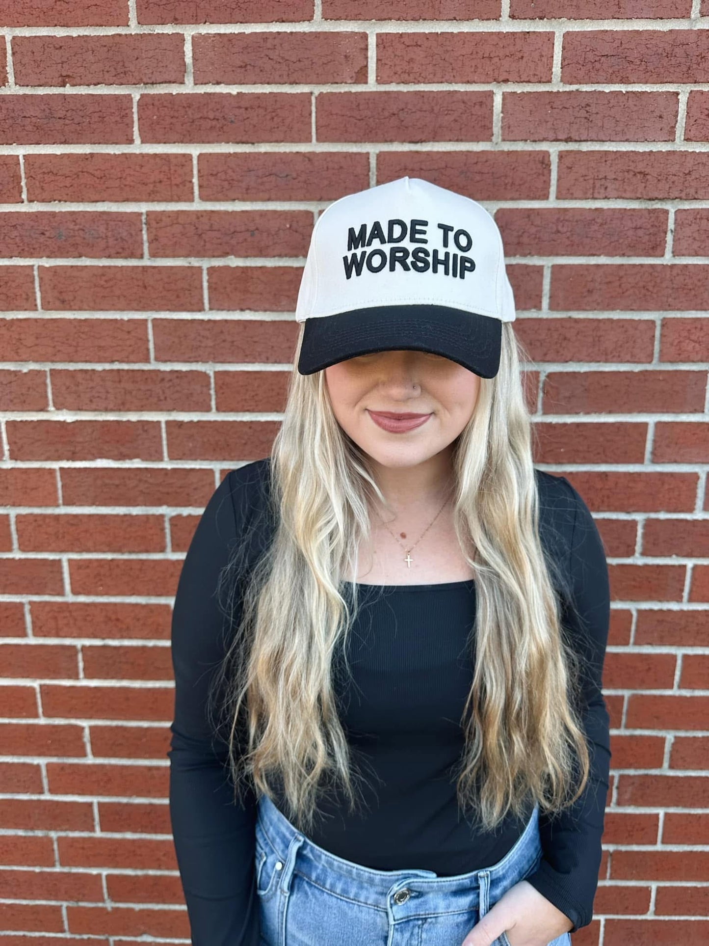 “Made To Worship” Embroidered Hat