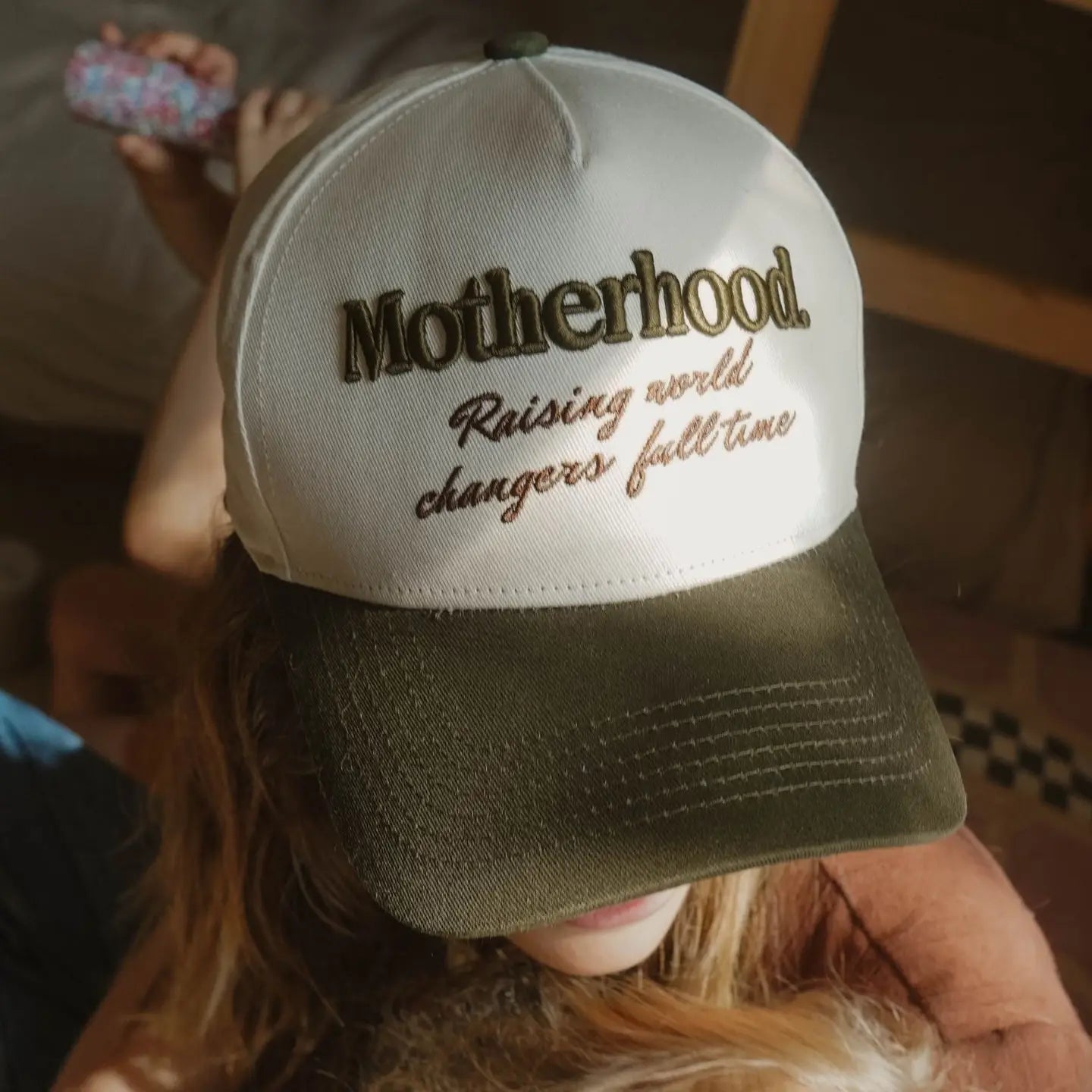 “Motherhood.” Embroider Hat