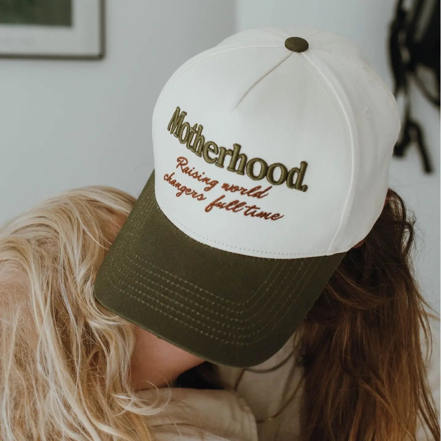 “Motherhood.” Embroider Hat