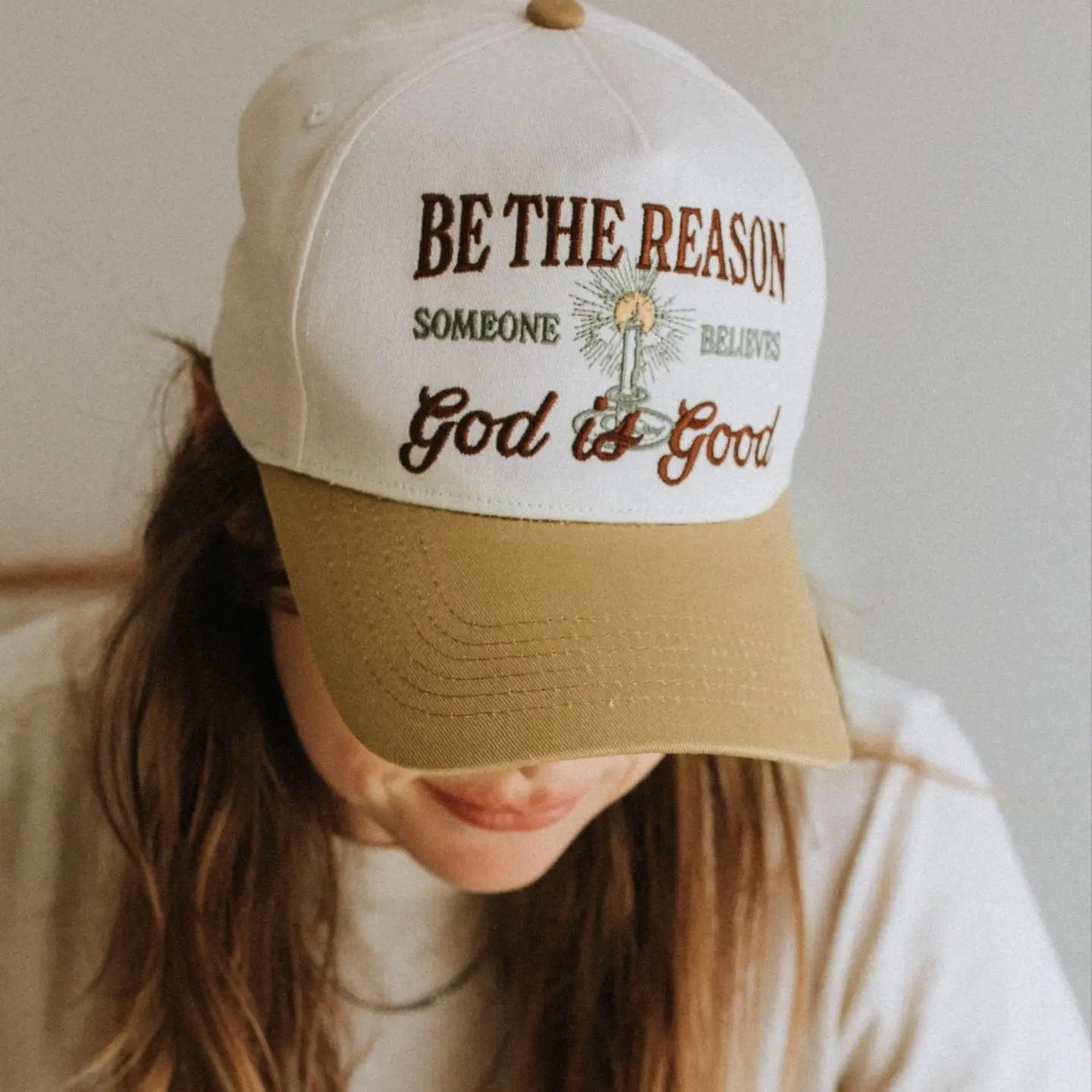 "Be the light" Embroider Hat