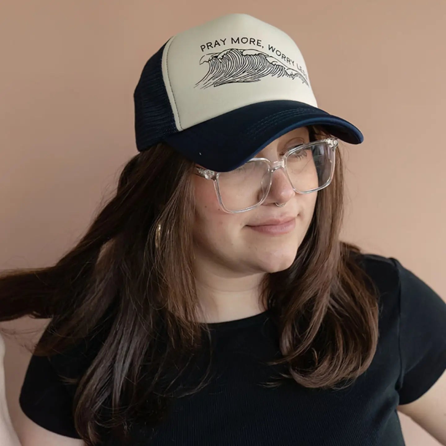 “Pray more worry less" Trucker Hat