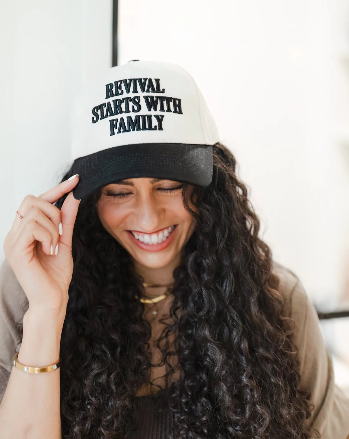 "Revival Starts with Family" Embroidered Hat
